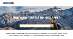 Desktop Screenshot of bestwallpaperhd.com